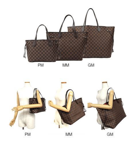 louis vuitton neverfull gm 2017|Louis Vuitton tote size chart.